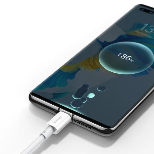 Baseus Superior USB - USB Type-C kábel 6A 66W 1m fehér (CALYS-02) - 14