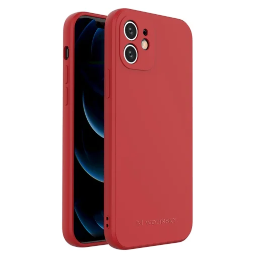 iPhone 12 Wozinsky Color Case szilikon tok piros - 1