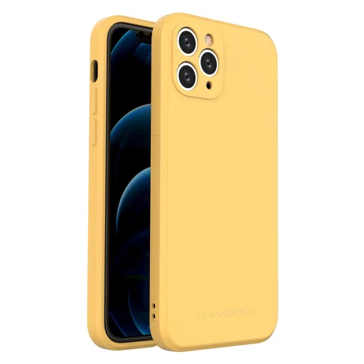 iPhone 11 Pro Wozinsky Color Case szilikon tok citromsárga - 1