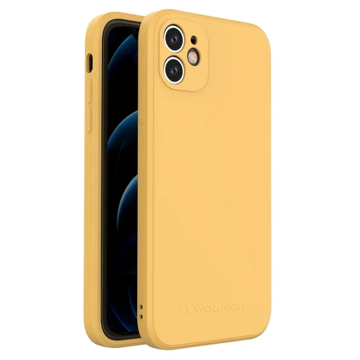 Wozinsky Color Case szilikon tok iPhone 11 citromsárga - 1