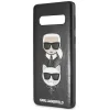 Karl Lagerfeld KLHCS10PKICKCSBK Karl Choupette tok Samsung S10+ Plus fekete thumbnail