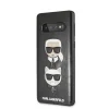 Karl Lagerfeld KLHCS10PKICKCSBK Karl Choupette tok Samsung S10+ Plus fekete thumbnail