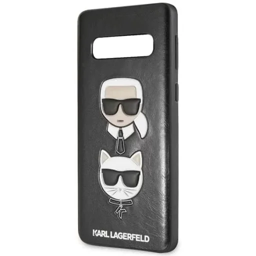 Karl Lagerfeld KLHCS10PKICKCSBK Karl Choupette tok Samsung S10+ Plus fekete - 5