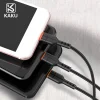 KAKU 3in1 kábel USB - USB Type-C/ Lightning/ Micro USB 3.2A 1m fekete (KSC-237) thumbnail