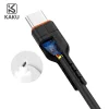 KAKU 3in1 kábel USB - USB Type-C/ Lightning/ Micro USB 3.2A 1m fekete (KSC-237) thumbnail