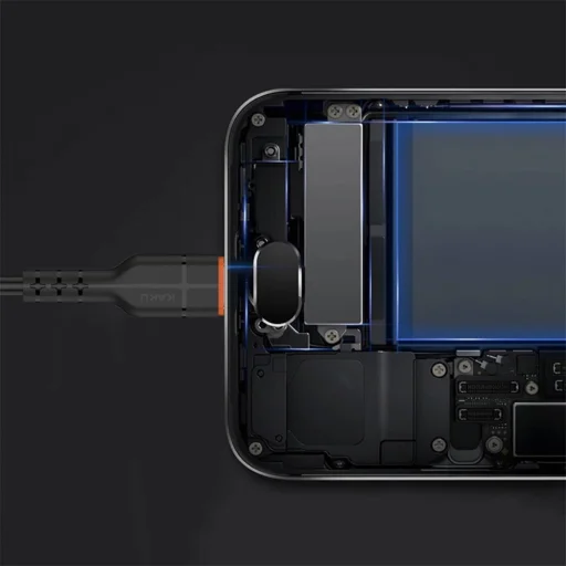 KAKU 3in1 kábel USB - USB Type-C/ Lightning/ Micro USB 3.2A 1m fekete (KSC-237) - 2