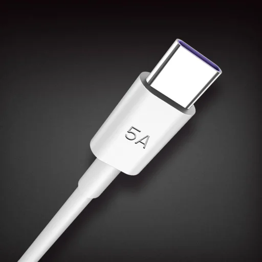 KAKU USB - USB Type-C töltő kábel 5A 1.2m fehér (KSC-110) - 8