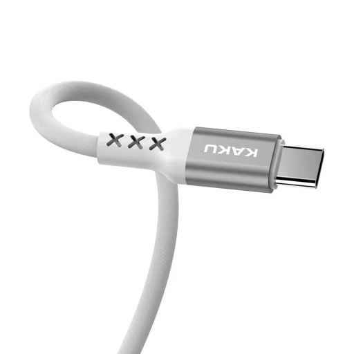 KAKU Voice Reaction USB - USB Type-C 3.2A 1m kábel fehér (KSC-114) - 2