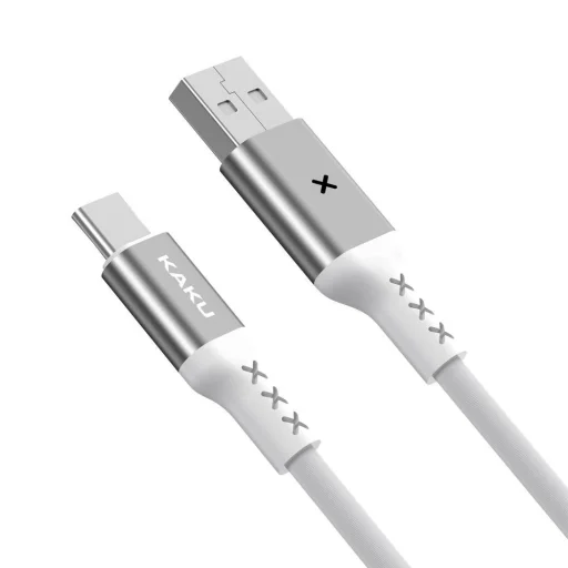 KAKU Voice Reaction USB - USB Type-C 3.2A 1m kábel fehér (KSC-114) - 3