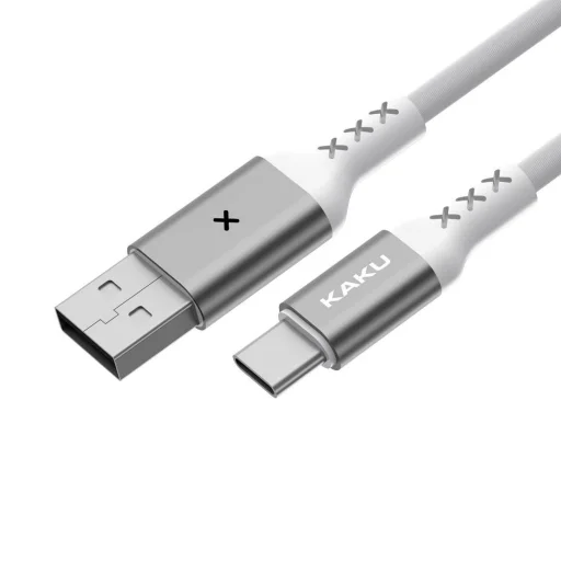 KAKU Voice Reaction USB - USB Type-C 3.2A 1m kábel fehér (KSC-114) - 5
