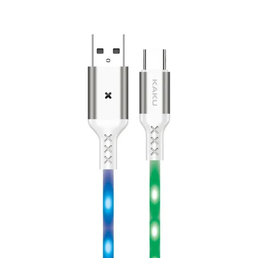 KAKU Voice Reaction USB - USB Type-C 3.2A 1m kábel fehér (KSC-114) - 1