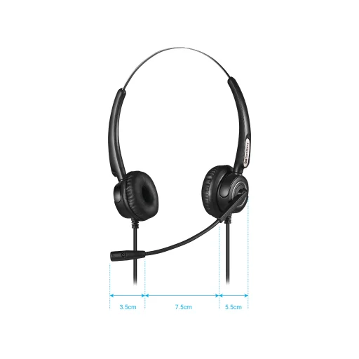Sandberg 126-13 USB Office Headset Pro Stereo stereofónny USB headset - 3