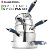 Russell Hobbs RH01179EU Opulence 5-dielna súprava hrncov a panvíc v modrej farbe thumbnail