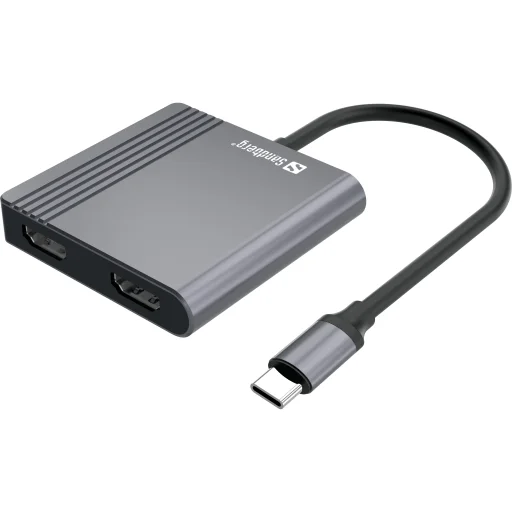 Sandberg 136-44 USB-C dokovacia stanica 2xHDMI+USB+PD - 2