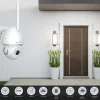 Tellur Smart WiFi vonkajšia kamera 3MP, Ultra HD, automatické sledovanie pohybu, PTZ, biela thumbnail