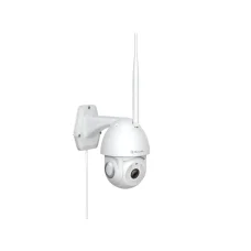Tellur Smart WiFi vonkajšia kamera 3MP, Ultra HD, automatické sledovanie pohybu, PTZ, biela