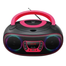 Denver TCL-212BT ružové Bluetooth CD boombox rádio
