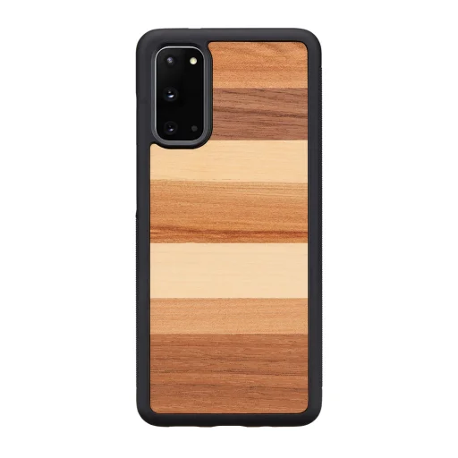 MAN&WOOD Galaxy S20 sabbia black puzdro - 1