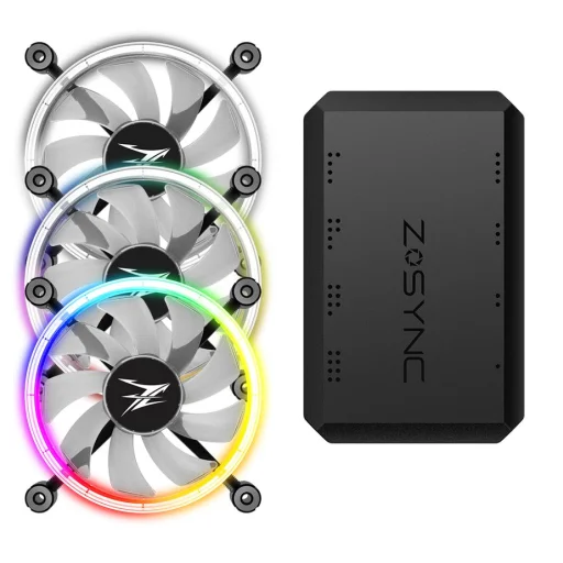 Zalman ZM-LF120A3 120 mm ARGB sada 3 kusov ventilátorov do počítačovej skrine - 2