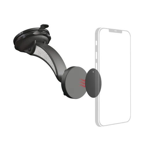 Hama 00201512 mágneses autós mobiltelefon-tartó tapadókoronggal, 360°-ban forgatható, univerzális - 4