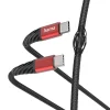 Hama 00201542 Extreme nabíjací kábel USB-C - USB-C 1,5 m nylonový čierno-červený nabíjací kábel thumbnail