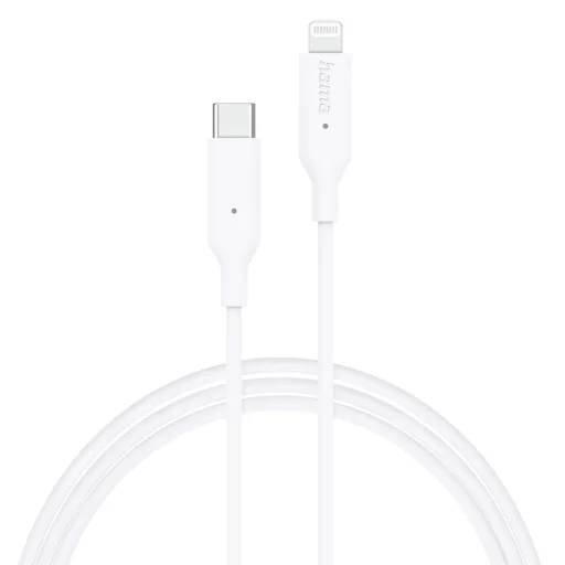 Hama 00201598 USB-C - Lightning nabíjací a dátový kábel 1 m biely - 3