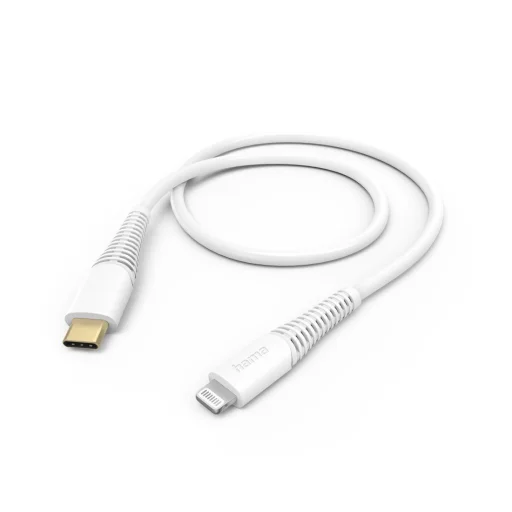 Hama 00201603 USB-C – Lightning nabíjací a dátový kábel 1,5 m biely - 1