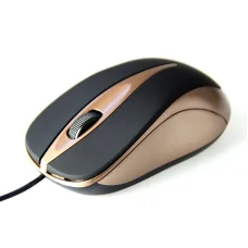 Media-Tech MT1091MO Plano Mokka optická káblová myš