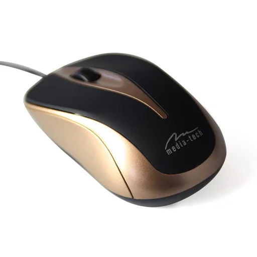 Media-Tech MT1091MO Plano Mokka optická káblová myš - 2