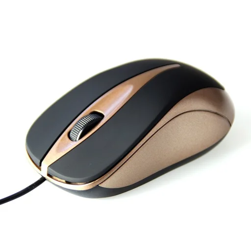 Media-Tech MT1091MO Plano Mokka optická káblová myš - 1