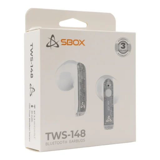 Sbox EB-TWS148 biele Bluetooth slúchadlá - 6