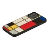 MAN&WOOD drevený zadný kryt pre Apple iPhone 12 / 12 Pro, Mondrian Wood Black thumbnail