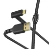 Hama 00187215 stojanový nabíjací/dátový kábel, Micro USB, 1,5 m, čierny thumbnail