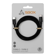 Sbox Type-C – Type-C M/M 1 m čierny kábel
