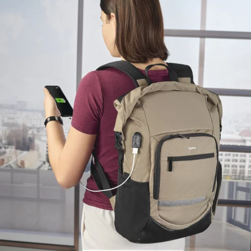 Hama 00217238 Terra Backpack 15,6 béžový batoh na notebook - 6