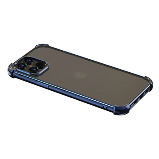 Devia Glitter nárazuvzdorný mäkký kryt pre iPhone 12 mini, modrý - 1