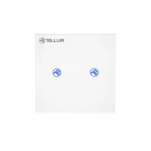 Tellur Smart WiFi spínač, SS2N 2-portový 1800W 10A - 2