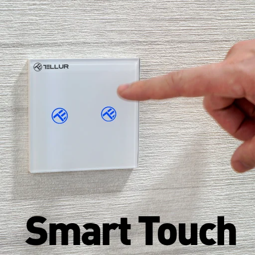 Tellur Smart WiFi spínač, SS2N 2-portový 1800W 10A - 5