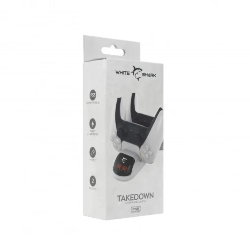 White Shark PS5-0506 Takedown nabíjacia stanica pre ovládače PS5 - 5