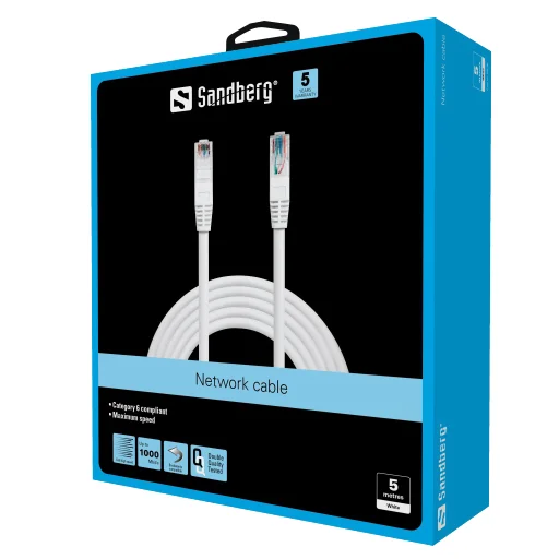 Sandberg 506-96 UTP Cat6 sieťový kábel 5 m - 2