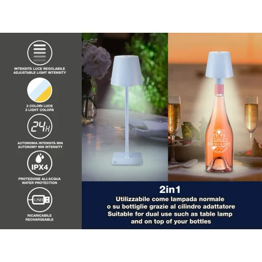 Beper P201UTP124 nabíjateľná stolná lampa - 2