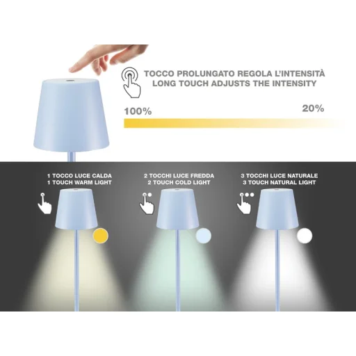 Beper P201UTP124 nabíjateľná stolná lampa - 3