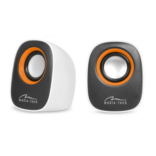 Media-Tech MT3137W IBO White stereo reproduktory - 1