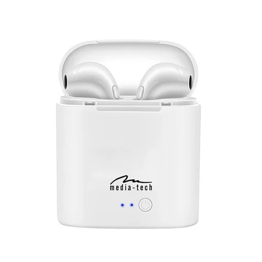Media-Tech MT3589W R-Phones TWS bezdrôtové slúchadlá biele - 2