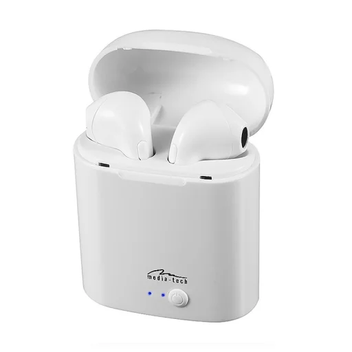Media-Tech MT3589W R-Phones TWS bezdrôtové slúchadlá biele - 5