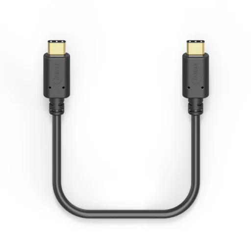 Hama 00201591 USB-C - USB-C nabíjací a dátový kábel 1,5 m čierny - 3