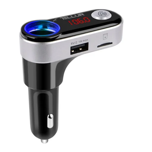 Tellur FMT-B2 Black Bluetooth FM transmiter a nabíjačka do auta - 2