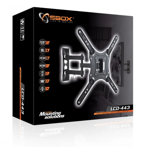 Sbox LCD-443 sklopný a otočný nástenný držiak na TV - 10