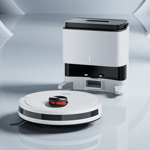 Xiaomi ROIDMI EVE CC robotický vysávač a mop s čistiacou stanicou, biely, poškodený obal - 2