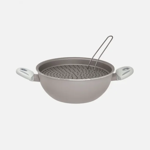 Pensofal White Diamond Vapsi 24 cm wok panvica s dvoma rúčkami a pokrievkou - 3